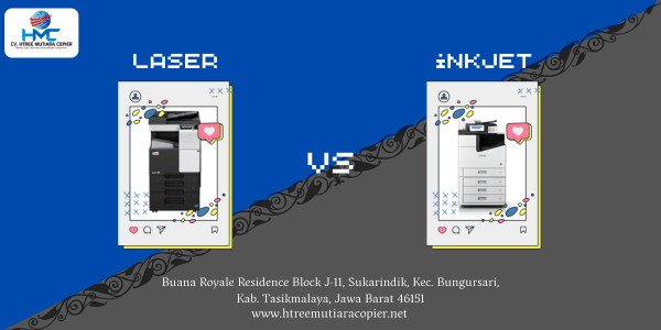 Mesin Fotocopy Laser atau Mesin Fotocopy Inkjet Mana Yang Lebih Baik?