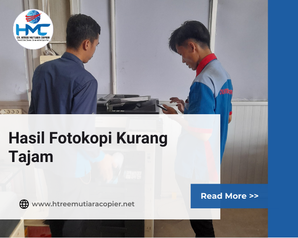 Hasil Fotokopi Kurang Tajam