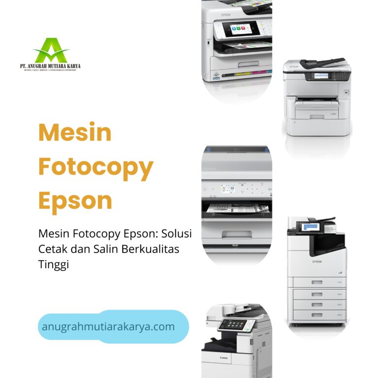 Mesin Fotocopy Epson: Solusi Cetak dan Salin Berkualitas Tinggi