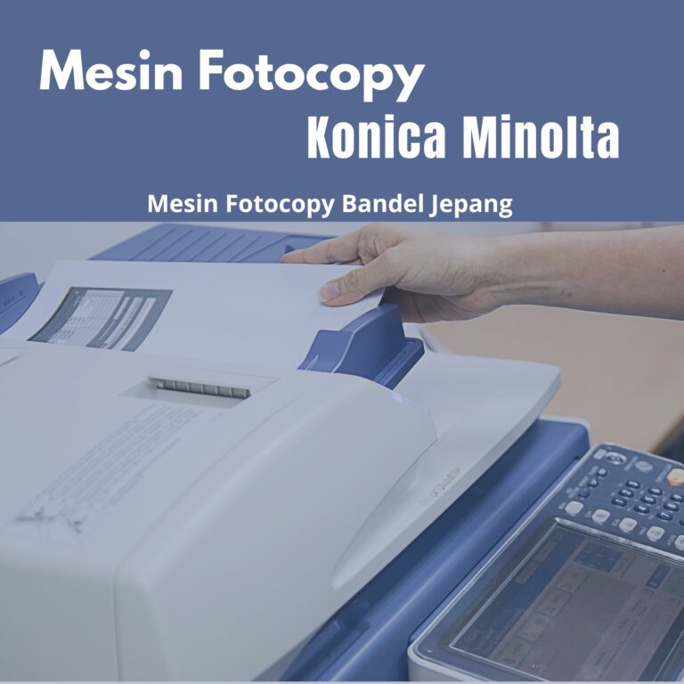 Mesin Fotocopy Konica Minolta: Mesin Fotocopy Bandel Jepang