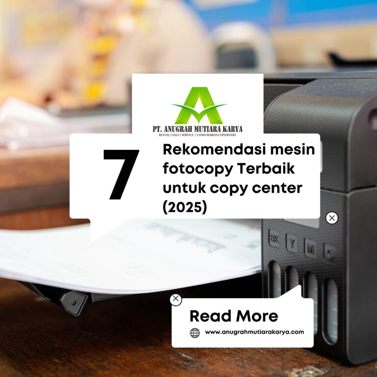 Rekomendasi mesin fotocopy Terbaik untuk copy center (2025)