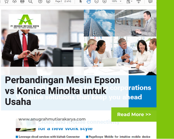 Perbandingan Mesin Epson vs Konica Minolta untuk Usaha