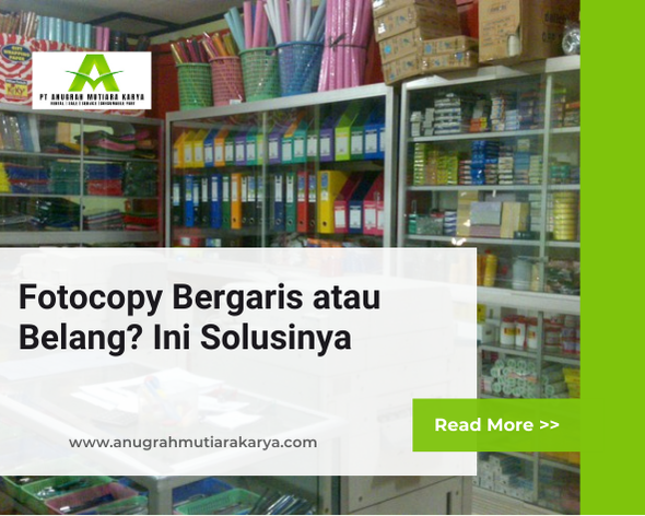 Fotocopy Bergaris atau Belang? Ini Solusinya